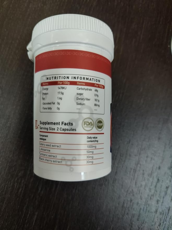Purge Uric Acid Flush Detox and Cleanse with Tart Cherry, Celery Seed Extract and Turmeric for Daily Joint Comfort and Kidney Support, 60 Capsules