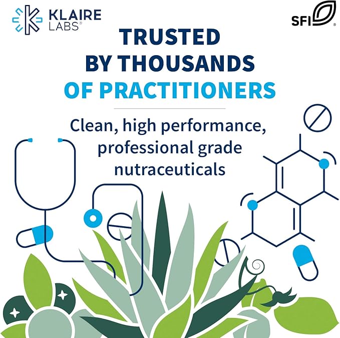 Klaire Labs SFI Health Ther-Biotic Complete - 25 Billion CFU Gut Probiotics for Women and Men - Hypoallergenic, 12 Strain Probiotic Capsules for Digestive Health and Immune Support (60 ct, 2 Pack)