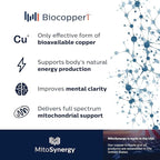 MitoActivator EX - BioCopper1 Cu1 (Cunermuspir) 0.5mg Extra Strength Bioavailable Copper - Mitochondrial NAD+ ATP Booster, Anti-Aging, Anti-Graying, Tick Immune Support