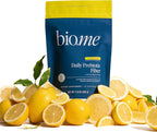 Bio.me Daily Prebiotic Fiber Lemonade with Electrolytes - 7g Per Serving - Soluble Fiber Supplement Powder for Women & Men - Digestive Health, Gut Health & Hydration - Sugar Free - 30 Servings