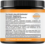 curcuminpro Complete Curcumin Bulk Powder | BioSoluble Organic Turmeric Curcumin Supplement | Natural Wellness Support | 90 Grams