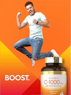 Carlyle Vitamin C 1000mg | with Rose Hips and Citrus Bioflavonoids | 250 Caplets | Vegetarian, Non-GMO, Gluten Free Supplement
