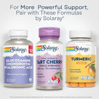SOLARAY Triple Strength Tart Cherry Extract with 3% Anthocyanins - Tart Cherry Capsules for Healthy Uric Acid Levels and Muscle Recovery Support, Vegan, 60-Day Guarantee, 45 Servings, 90 VegCaps