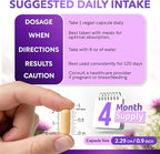 Milk Thistle Capsules 120 Counts, Premium Herbal Liver Support Formula, Non-GMO and Third-Party Tested, Supports Natural Detox, Cleanse & Repair