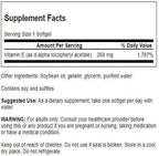 Swanson Natural Vitamin E 400 IU - Dietary Supplement for Daily Antioxidant Support - Can Support Immune System - Essential Nutrient and Vitamin Supplement (268 mg, 100 Softgels)