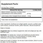 Swanson Lutein & Bilberry 6/20 Milligrams 120 Sgels