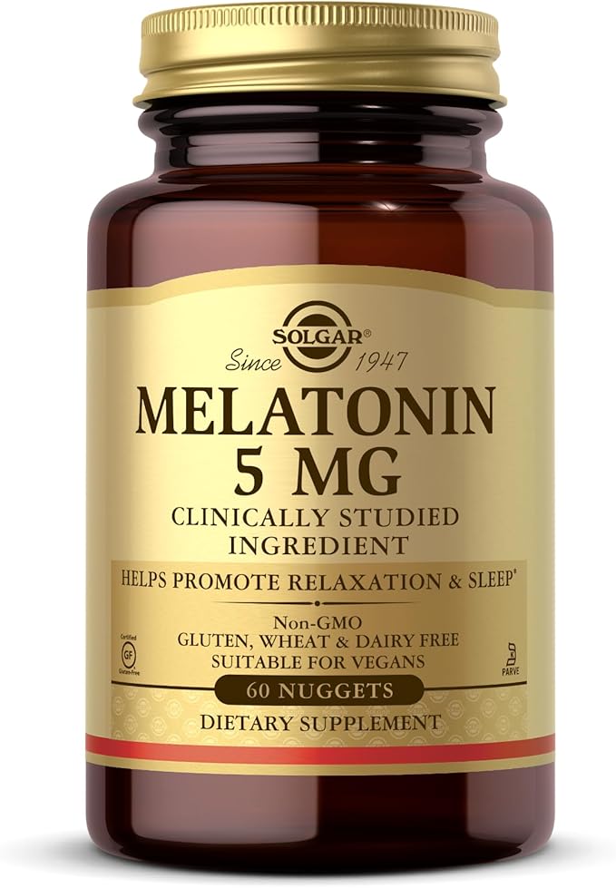 Melatonin 5mg Nuggets Solgar 60 Tabs