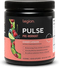 LEGION Pulse Pre Workout - All Natural Nitric Oxide Preworkout Drink to Boost Energy, Creatine Free, Naturally Sweetened, Beta Alanine, Citrulline, Alpha GPC (Cherry Limeade)