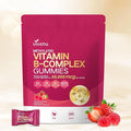 VivoNu Vitamin B6 Gummies for Women & Men, with Vitamins B12, B1, B3, B5, A, C, D, E, Folate, Choline, Inositol, Complex Vitamin B for Energy, Natural Ingredient, Sugar Free & Non GMO