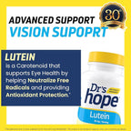 Lutein 20 mg Eye Care Supplement - Vision Support, Macular Wellness & Antioxidant Activity - Non-GMO & Gluten Free - 60 Vegan Capsules - 1 Capsule per Day, 2 Month Supply