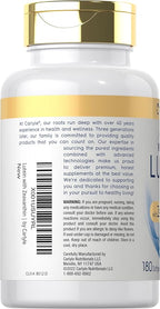 Carlyle Lutein and Zeaxanthin Supplement | 40mg | 180 Softgels | Pills for Eyes | Eye Health Vitamins | Visi-Gold | Non-GMO and Gluten Free