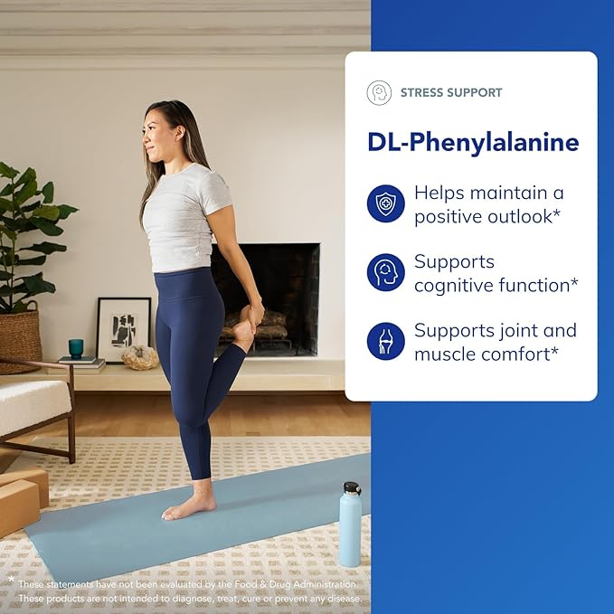 Pure Encapsulations DL-Phenylalanine | Amino Acid Supplement for Memory and Focus, Joints, Muscles, and Cognitive Support* | 90 Capsules