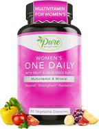 Pure By Nature Bundle Pack of 600mg D Mannose 240 Capsules & One Daily Multivitamin for Women 60 Capsules Supplements, Immunity & Urinary Tract Health Support Women’s Wellness Bundle
