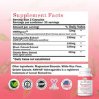 Menopause Supplements for Women, Relief of Hot Flashes, Night Sweats, for Menopausal Health, Comfort, Mood, Energy, Mental Sharpness, Hormonal Balance. DIM, Black Cohosh, Ashwagandha KSM-66 (60 caps)