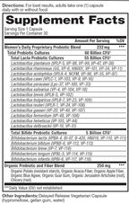 Vital Pro Naturals - Women's Daily Probiotic Plus Prebiotics 30 Capsules