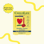 CHILDLIFE ESSENTIALS Healthy Vision SoftMelts - Eye Vitamins for Kids, Lutein Gummies, Lutein and Zeaxanthin Supplements, Eye Health Gummies, Lutein Children, Great Taste - Natural Berry, 27 Tablets