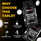 Potassium Iodide Dietary Supplement 130 mg per Serving - 150 Tablets (3 Bottles)