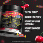 Cellucor C4 Ultimate Pre Workout Powder - Sugar Free Preworkout Energy Supplement for Men & Women - 300mg Caffeine + TeaCrine + Dynamine + Creatine - Jolly Rancher Cherry, 20 Servings