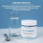 Revive MD Gut L-Glutamine Powder – Muscle Recovery & Immune Support Supplement for Adults – Promotes Digestive Health, Reduces Muscle Soreness & Supports Immunity – Vegan (30 Servings)