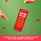 GYM WEED Athletic Focus Drink with KSM-66 Ashwagandha, Lion's Mane Mushroom, L-Theanine, 200mg Green Tea Caffeine with Natural Sweeteners Watermelon Flavor, 12 Pack