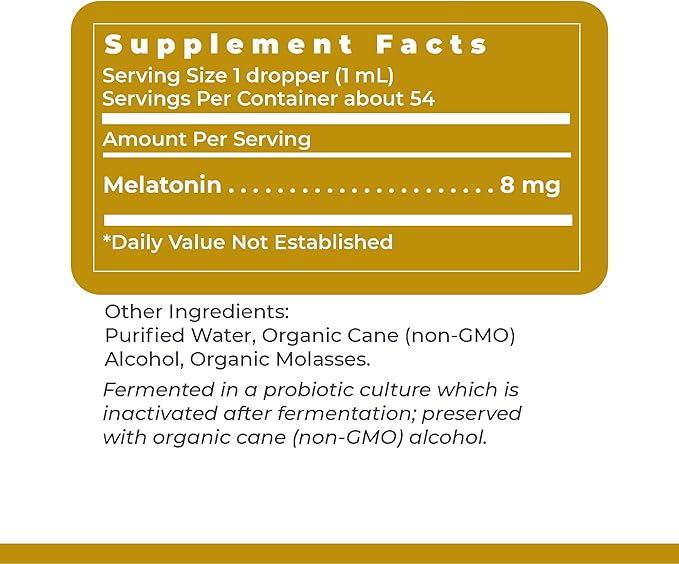 Premier Research Labs Melatonin-ND - Melatonin Liquid, Liquid Melatonin for Adults, Sublingual Melatonin Drops, Made with Organic Ingredients, Vegan Friendly - 2 Fl Oz (54 Servings)