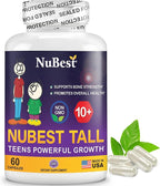 NuBest Tall 10+ Premium Bone Strength Formula, Enhanced Immunity and Overall Health for Age 10+ with Calcium, Vitamin D3, Vitamin K2, and Multivitamins | Pack 12