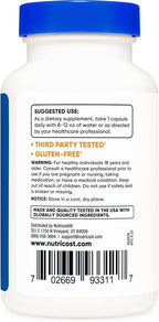 Nutricost DIM (Diindolylmethane) 300mg, 120 Capsules with BioPerine (3 Bottles)