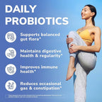 Vitalibre Probiotic for Women and Men, 50 Billion CFU, 25 Diverse Strains Plus Prebiotics, for Digestive Health & Immune Support, Delayed Release, No Refrigeration Needed, 60 Veggie Capsules