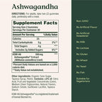 Nature's Bounty Ashwagandha Gummies, 300mg KSM-66 Ashwagandha Extract, Mixed Berry, 60 Gummies (Pack of 3)