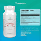 Mannatech - TruHealth Satiety - Encourages Mindful Eating & Balanced Habits, Gut Health Formula with MetaboBiome Blend & Chromium - 60 Capsules