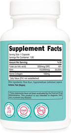 Nutricost Biotin for Women 10,000mcg 120 Capsules - with Folate & Collagen, Gluten Free & Non-GMO
