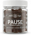 Menopause Gummies Hormone-Free Supplements for Women Supports Hot Flashes, Night Sweats & Mood Swings and Weight - Black Cohosh Saffron KSM-66 Fennel B6 and Chamomile - 30 Servings