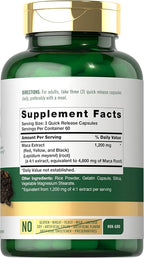 Carlyle Maca Root Capsules for Women & Men | 180 Count | High Potency Extract | Non-GMO & Gluten Free Supplement