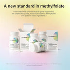 CleanHealthLab L-Methylfolate 15mg, 5-MTHF Active Folate - Maximum Potency Methylated Vitamin B9 Supplement - Support for Brain Health, Energy, Nerves, and Methylation with No Fillers (120 Count)