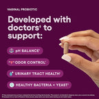 Physician's CHOICE Vaginal Probiotics for Women - pH Balance, Odor Control, Yeast Balance, Vaginal Flora & Feminine Health - 6B CFU with Organic Prebiotics and Cranberry Extract - 60 CT