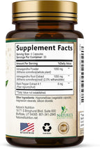 Ashwagandha Supplements - Premium Ashwagandha Capsule for Women & Men, Natural Antioxidant Support Ashwa Root Extract, Extra Strength Calm Support with Black Pepper, Vegan - USA Bottled - 120 Capsules