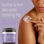 Magnum Solace Magnesium Lotion – Nighttime Magnesium Cream – Apply to Legs, Arms or Chest - Topical Magnesium Chloride – USA Made and Safe for Kids (Lavender)