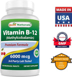 Best Naturals D-Mannose 1500 mg & Vitamin B12 6000 mcg