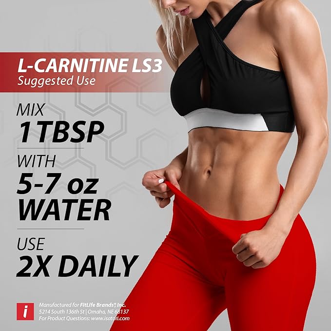 iSatori L-Carnitine LS3 1500, Liquid L-Carnitine with Acetyl L-Carnitine, L-Carnitine L-Tartrate, Stimulant Free Pre Workout, Low Calorie, Sugar, Gluten, Keto-Friendly, Strawberry Kiwi (32 Servings)