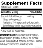 Designs for Health Curcum-Evail 400 - Bioavailable Turmeric Curcumin Supplements - Evail Emulsification Technology - Curcumin C3 Complex with Turmeric Oil + Vitamin E, Non-GMO (60 Softgels)