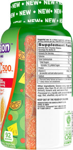 Vitafusion Extra Strength Power C Gummy Vitamins, Tropical Citrus Flavored Immune Support (1) Vitamins, 92 Count (Pack of 2)
