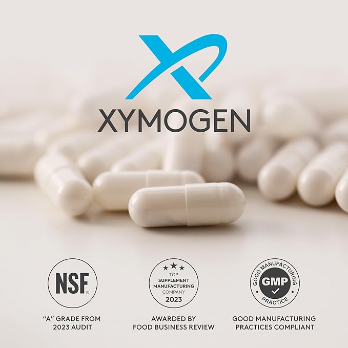 XYMOGEN Methyl Protect - 3,400 mcg 5-MTHF (5-Methyltetrahydrofolate) - Cardiovascular & Neurological Support - Activated Vitamin B Supplement - Vegetarian & Gluten-Free - 60 Capsules