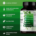 EMERALD LABS Liver Health - Liver Support Supplement with European Milk Thistle Extract - Supports Healthy Immune System, Energy Levels & Gallbladder* - 60 Vegetable Capsules (30-Day Supply)