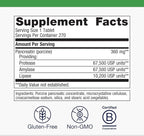 Metagenics SpectraZyme Pancreatic Enzymes - Digestive Enzyme Complex for Protein, Fat & Carb Breakdown - Supports Digestion, Gas Relief & Gut Health* - Non-GMO, Gluten-Free - 270 Tablets