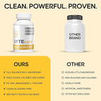 LyteLine Electrolyte Capsules - 60 Vegetarian Capsules for Serious Rehydration, Cramps, Dehydration - Magnesium, Potassium, Sodium, Zinc - Free of Gluten, Dairy, Nuts