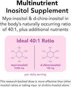 Theralogix Ovasitol Plus Canister Metabolic Health Supplement - Myo-Inositol & D-Chiro Inositol+Chromium Picolinate+Alpha-lactalbumin & Vitamin D