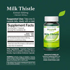 High Potency Silymarin 400mg Milk Thistle Extract 500mg for Optimal Liver Health & Detox Antioxidant Support | 60 Vegan Capsules – Innervis Nutrition