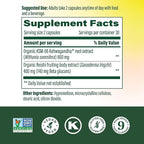 MegaFood Superfood Mushroom Stress Relief - Reishi Mushroom Supplement Clinically Studied to Reduce Stress - Doctor Formulated with Ashwagandha KSM 66 - Vegan, Gluten-Free - 60 Capsules, 30 Servings