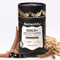 Better Alt Gold+ Shilajit Gummies | with Ashwagandha, Safed Musli,Shilajit Resin & Ginger |Helps Boost Energy & Improves Stamina |1-Month Dietary Supplement|60 Gummies