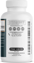 Bronson Vitamin B1 100mg, Non-GMO, 100 Vegetarian Tablets